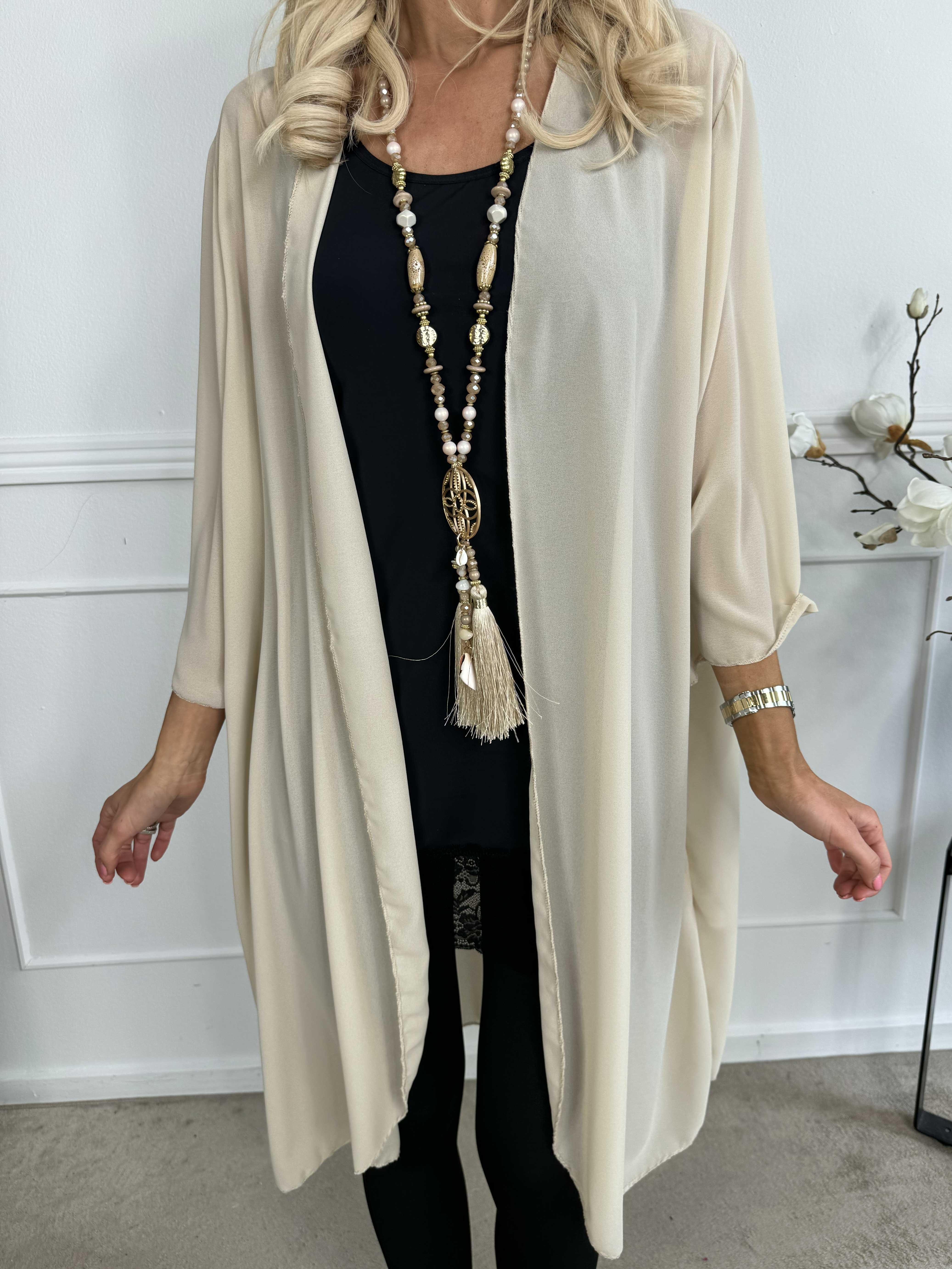 Christina - Let semitransparent cardigan